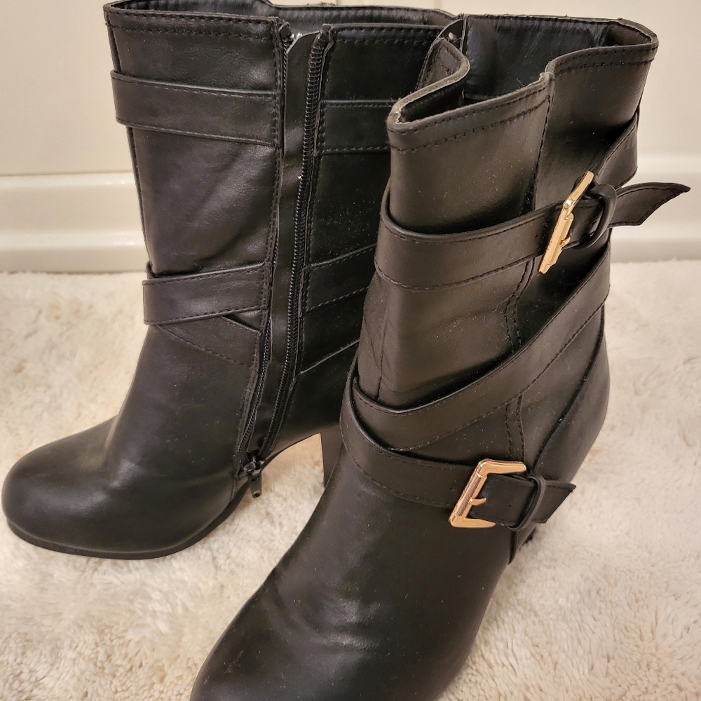 Womens sexy black boots